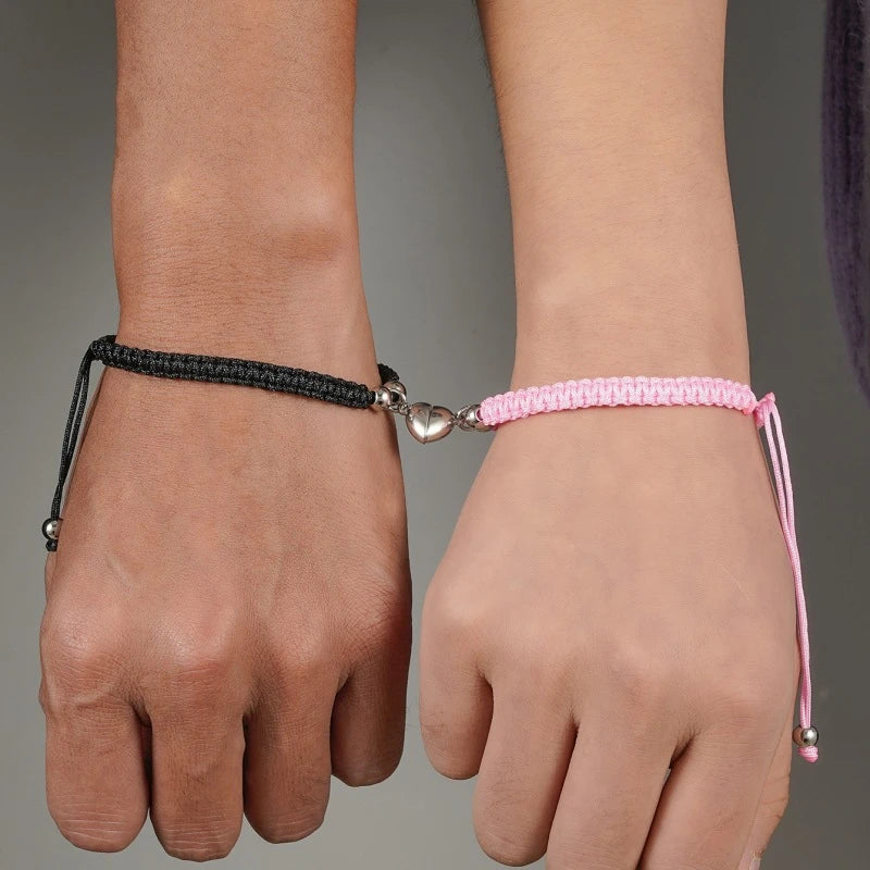 Lovers Bracelets - Heart Magnet