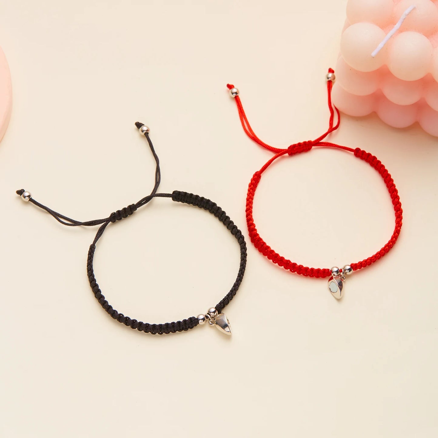 Lovers Bracelets - Heart Magnet