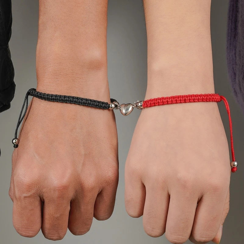 Lovers Bracelets - Heart Magnet