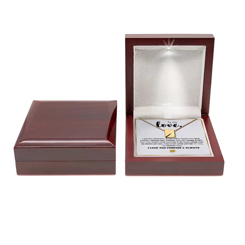 To My Love - Envelope Necklace