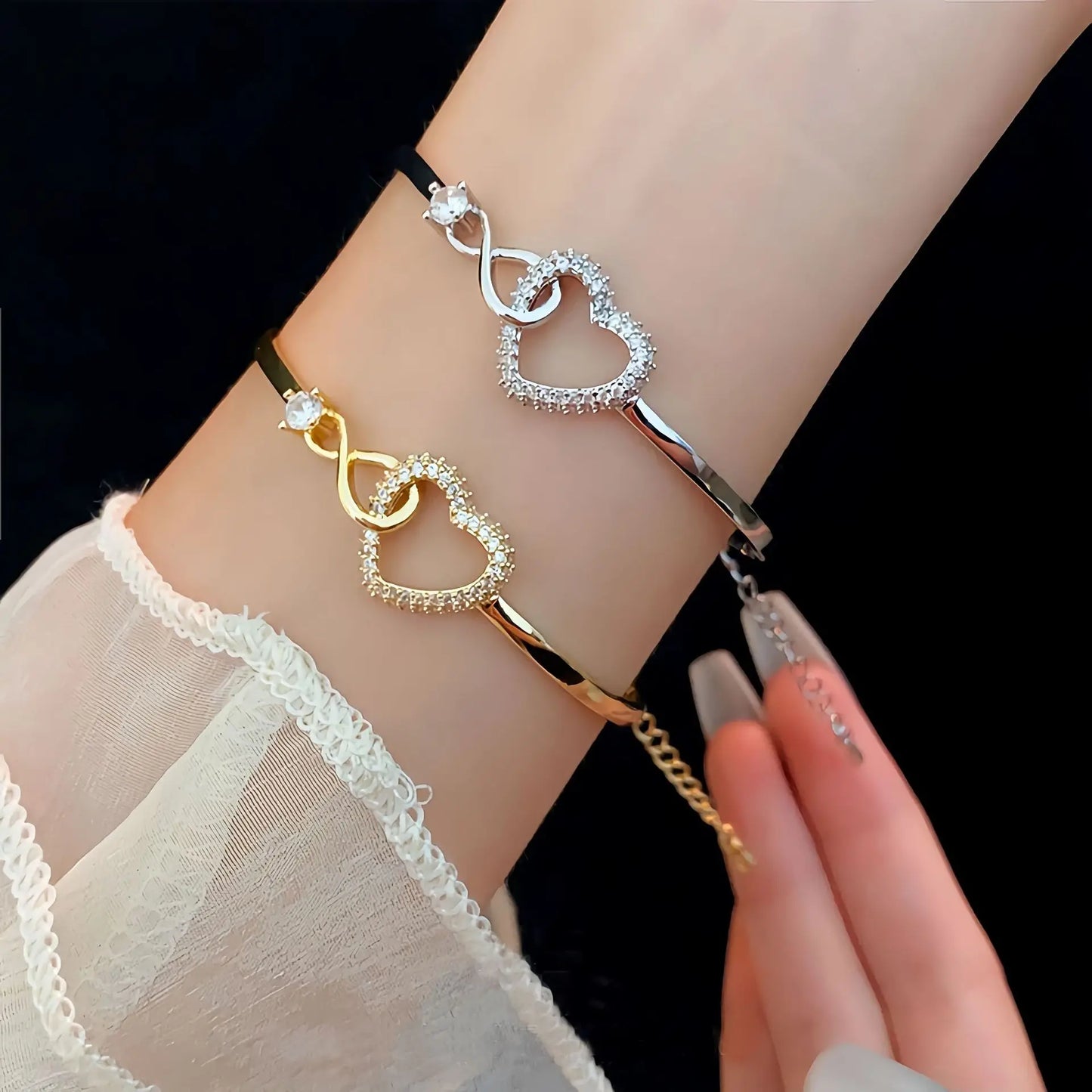 To My Daughter - Infinite Heart Bracelet