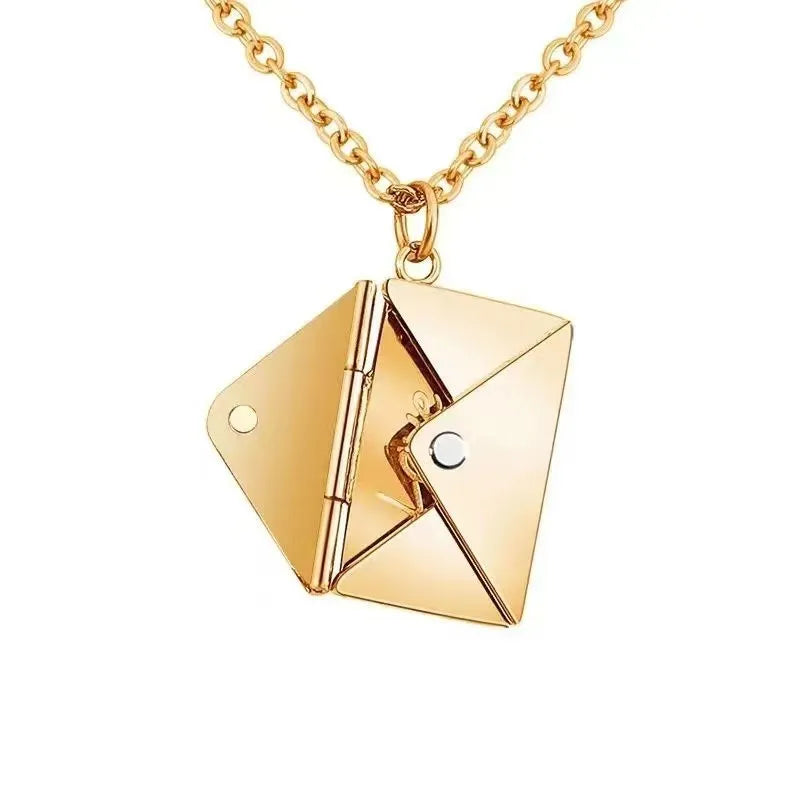 To My Love - Envelope Necklace