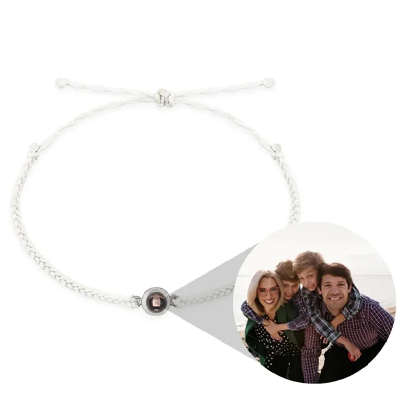 Projection Photo Bracelet - Round Braided