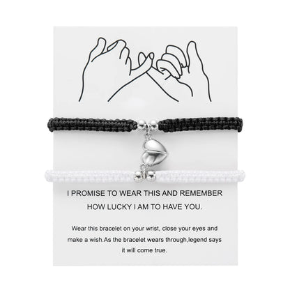 Lovers Bracelets - Heart Magnet