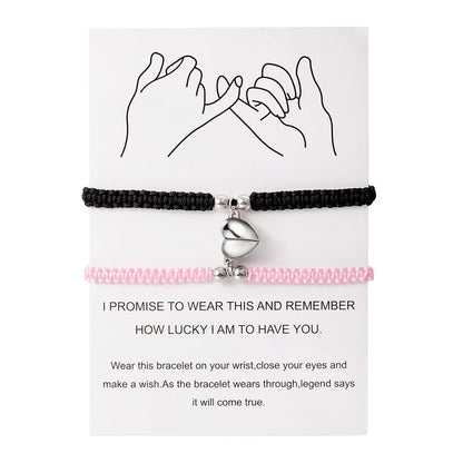 Lovers Bracelets - Heart Magnet