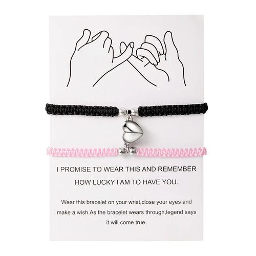 Lovers Bracelets - Heart Magnet